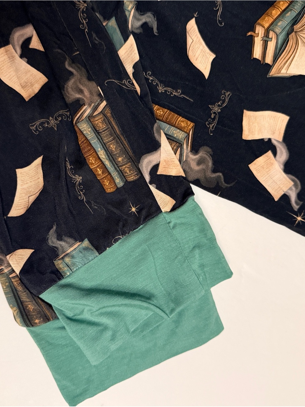 Bomb Party 2026 Haunted Book Fair Lounge Joggers in Black & Green - Large - Picture 7 of 7
